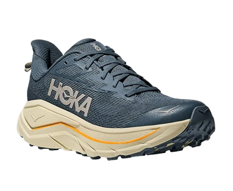 Hoka One One Men's Challenger 8 Wide Faded Navy/Pampas Grass-2