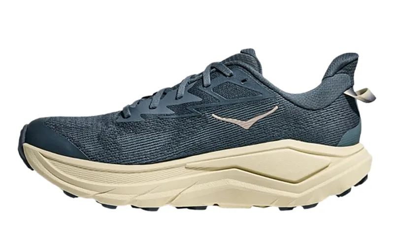 Hoka One One Men's Challenger 8 Wide Faded Navy/Pampas Grass-1