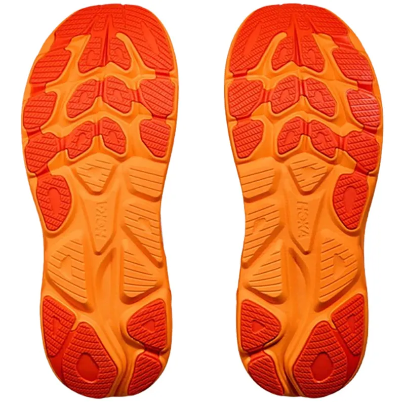 Hoka One One Men's Clifton 10 Frost/Orange Zest-7