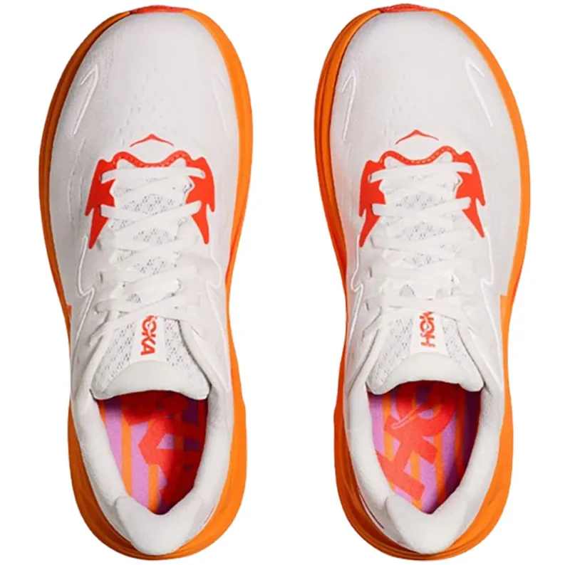 Hoka One One Men's Clifton 10 Frost/Orange Zest-6