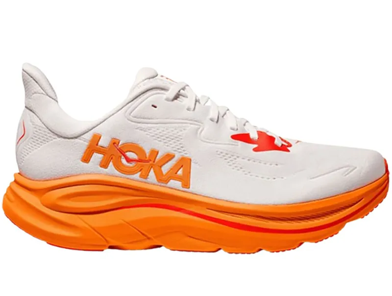 Hoka One One Men's Clifton 10 Frost/Orange Zest
