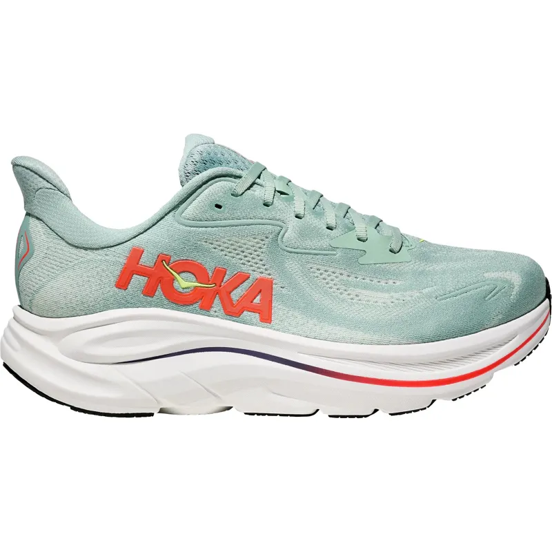Hoka One One Men's Clifton 10 Sage/Neon Flame