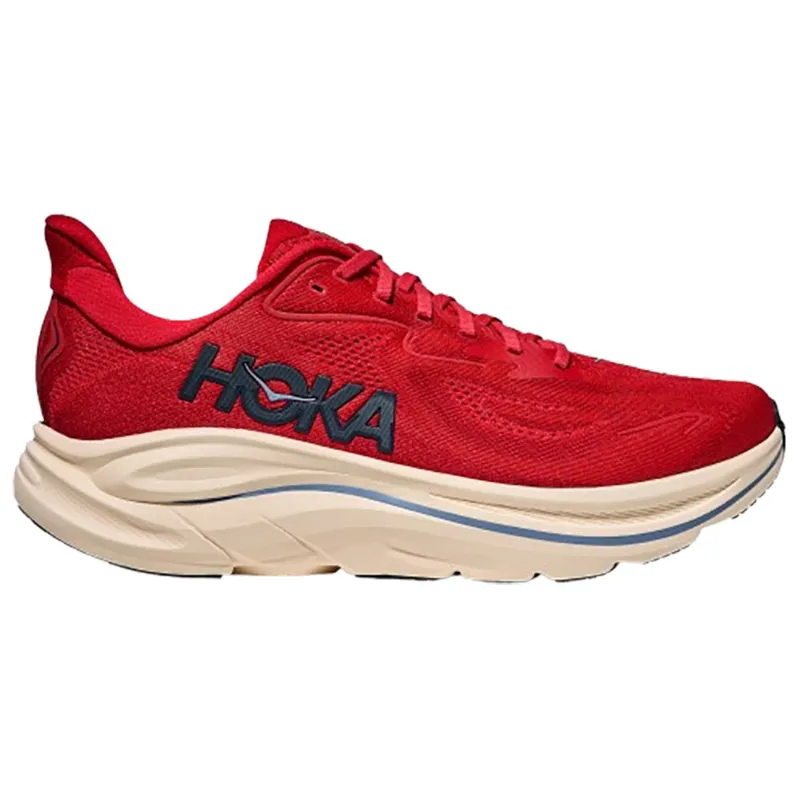 Hoka One One Men's Clifton 10 Vermillion/Varsity Navy