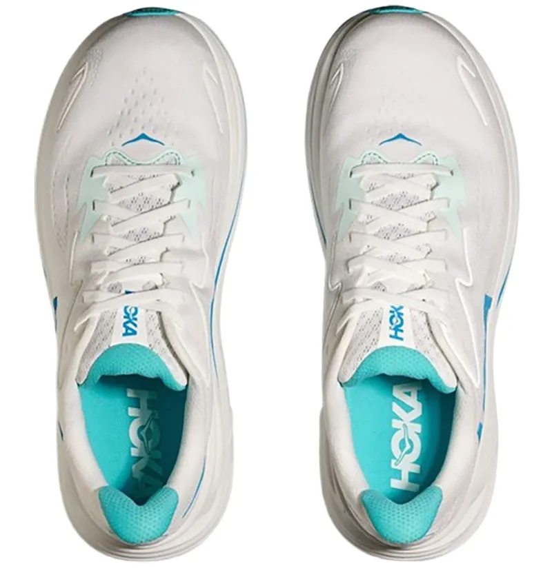 Hoka One One Men's Clifton 10 White/Skyward Blue-6