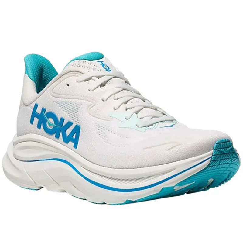 Hoka One One Men's Clifton 10 White/Skyward Blue-2
