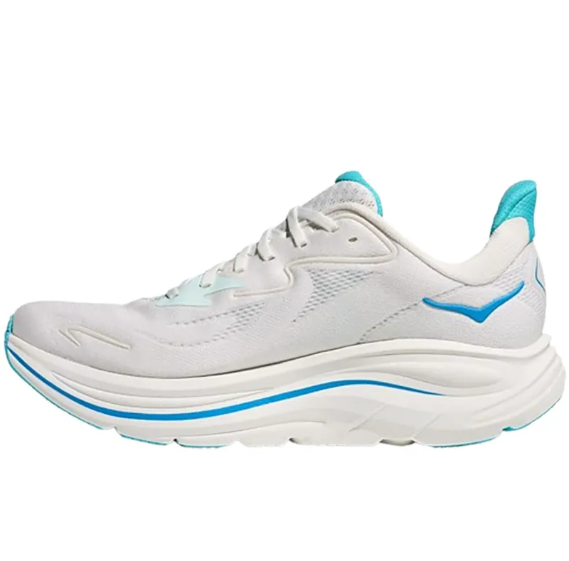 Hoka One One Men's Clifton 10 White/Skyward Blue-1