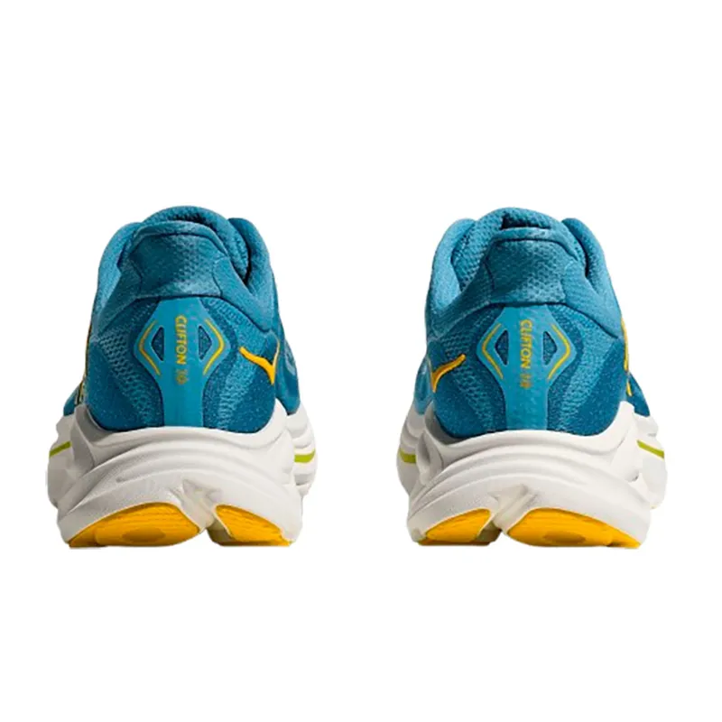 Hoka One One Men's Clifton 10 WIDE - Alpine Blue/Foggy Night-5