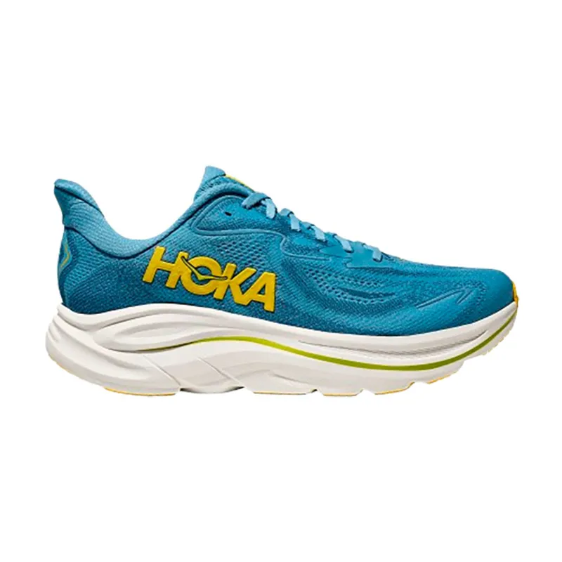 Hoka One One Men's Clifton 10 WIDE - Alpine Blue/Foggy Night