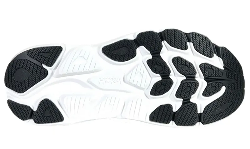 Hoka One One Men's Clifton 10 Wide Black/White-5