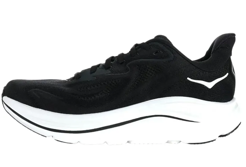 Hoka One One Men's Clifton 10 Wide Black/White-1
