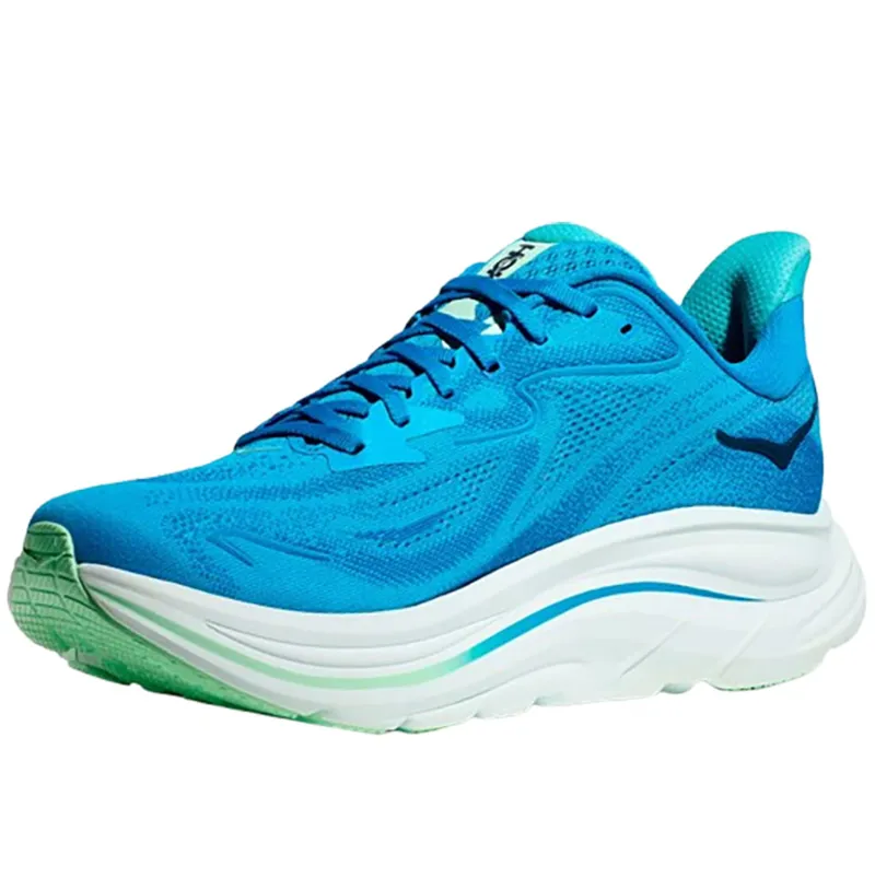 Hoka One One Men's Clifton 10 WIDE - Hoka Blue/Skyward Blue-3