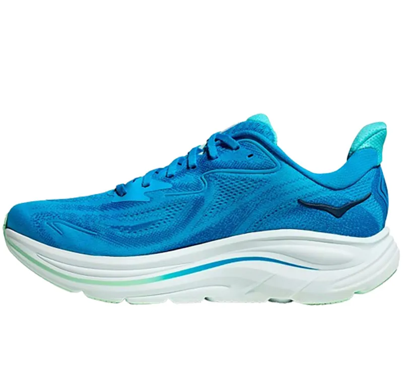 Hoka One One Men's Clifton 10 WIDE - Hoka Blue/Skyward Blue-1