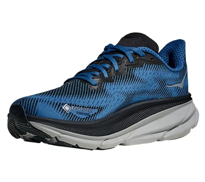 Hoka One One Men's Clifton 9 GTX Black/Foggy Night-3