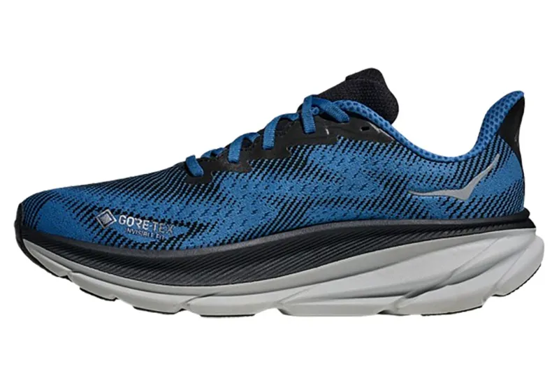 Hoka One One Men's Clifton 9 GTX Black/Foggy Night-1