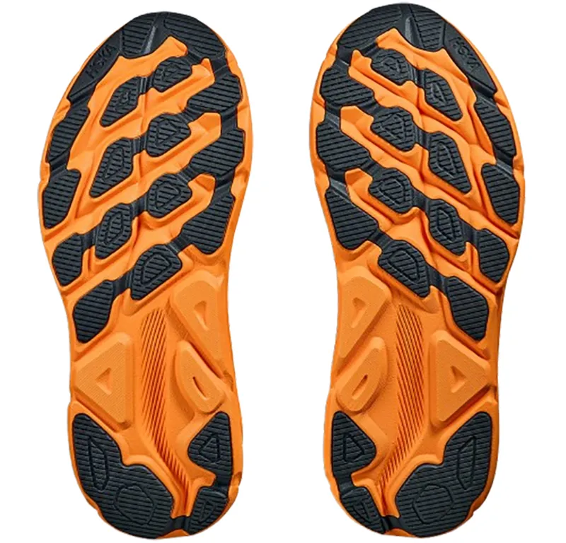 Hoka One One Men's Clifton 9 GTX Stormy Skies/Orange Zest-7