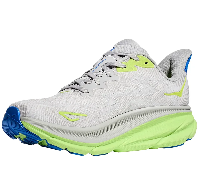 Hoka One One Men's Clifton 9 Stardust/Electric Cobalt-3