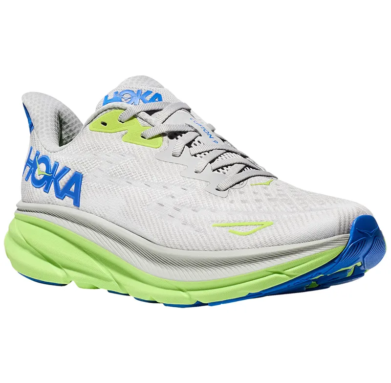 Hoka One One Men's Clifton 9 Stardust/Electric Cobalt-2