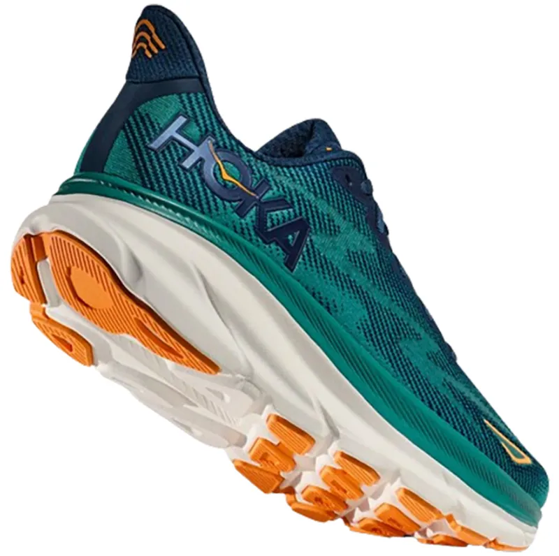 Hoka One One Men's Clifton 9 WIDE Midnight/Oceanic-4