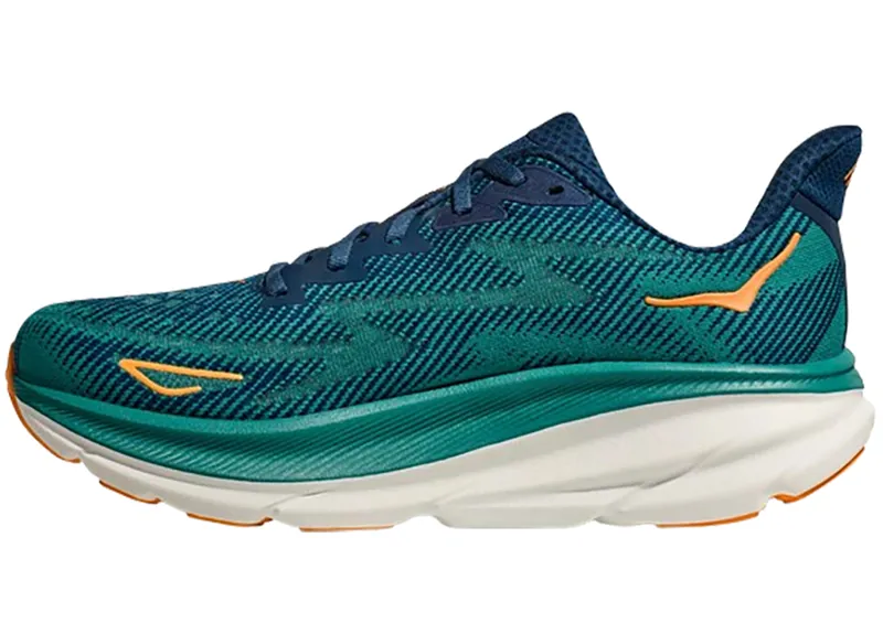 Hoka One One Men's Clifton 9 WIDE Midnight/Oceanic-1