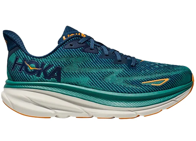 Hoka One One Men's Clifton 9 WIDE Midnight/Oceanic