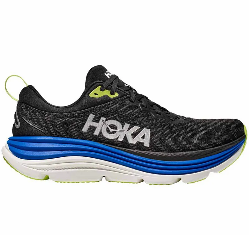Hoka One One Men's Gaviota 5 Black/Electric Cobalt