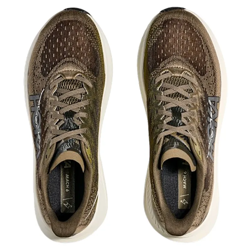 Hoka One One Men's Mach 6 Antique Olive/Truffle Salt-6