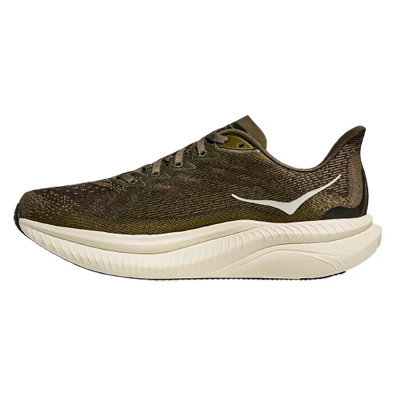 Hoka One One Men's Mach 6 Antique Olive/Truffle Salt-1