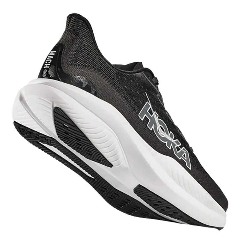 Hoka One One Men's Mach 6 Black/White-4