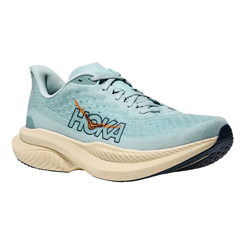 Hoka One One Men's Mach 6 Clear Sea/Sea Water-2