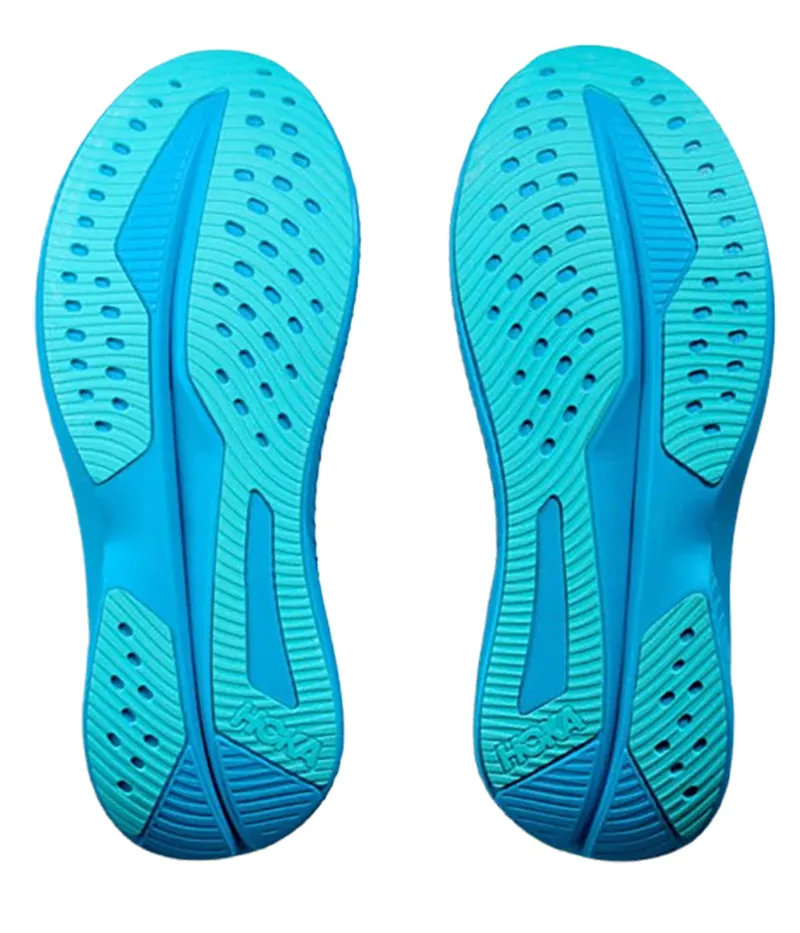Hoka One One Men's Mach 6 White/Skyward Blue-7
