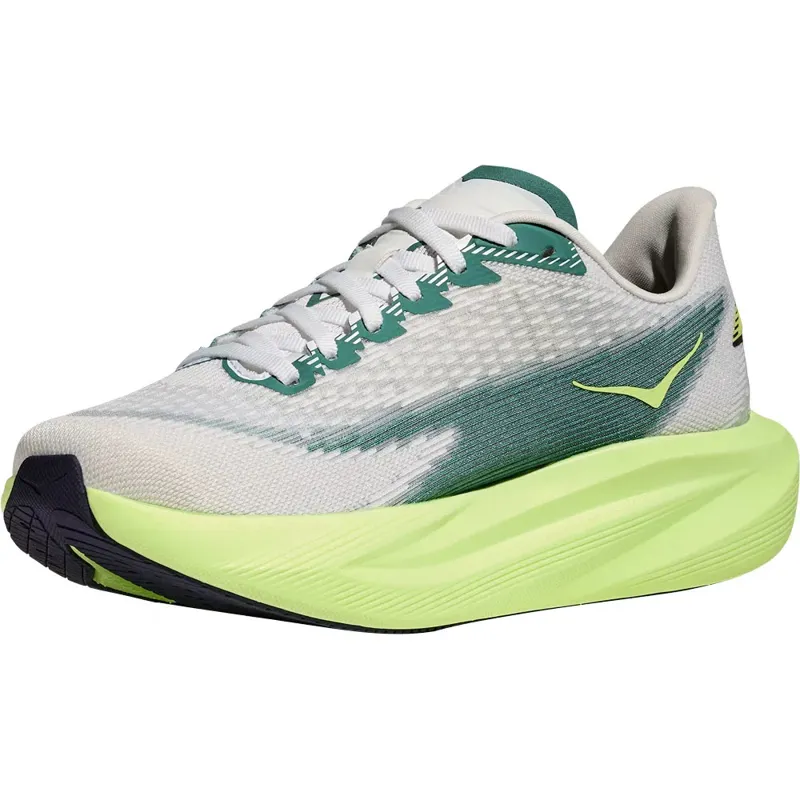 Hoka One One Men's Mach 7 Frost/Neon Yuzu-3