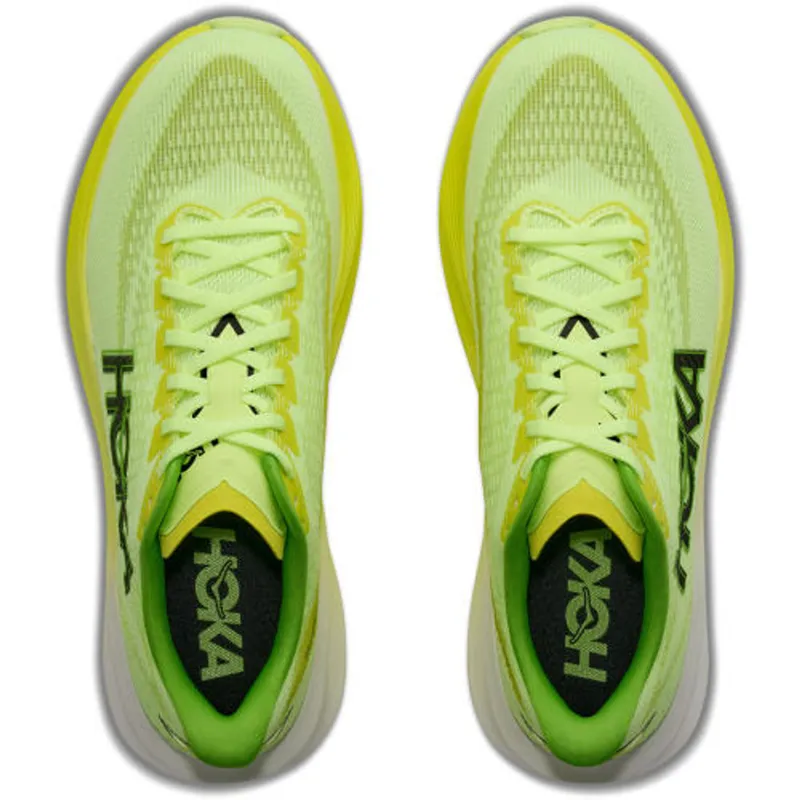Hoka One One Men's Mach 7 Neon Yuzu/Hoka Citrus-6