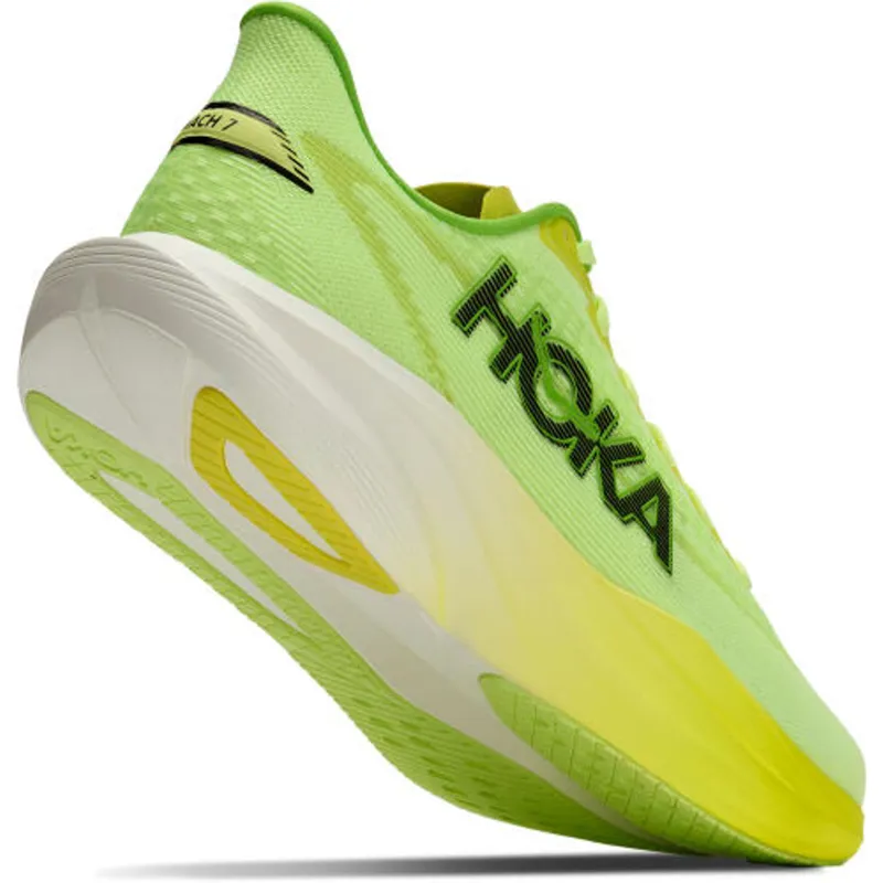 Hoka One One Men's Mach 7 Neon Yuzu/Hoka Citrus-4