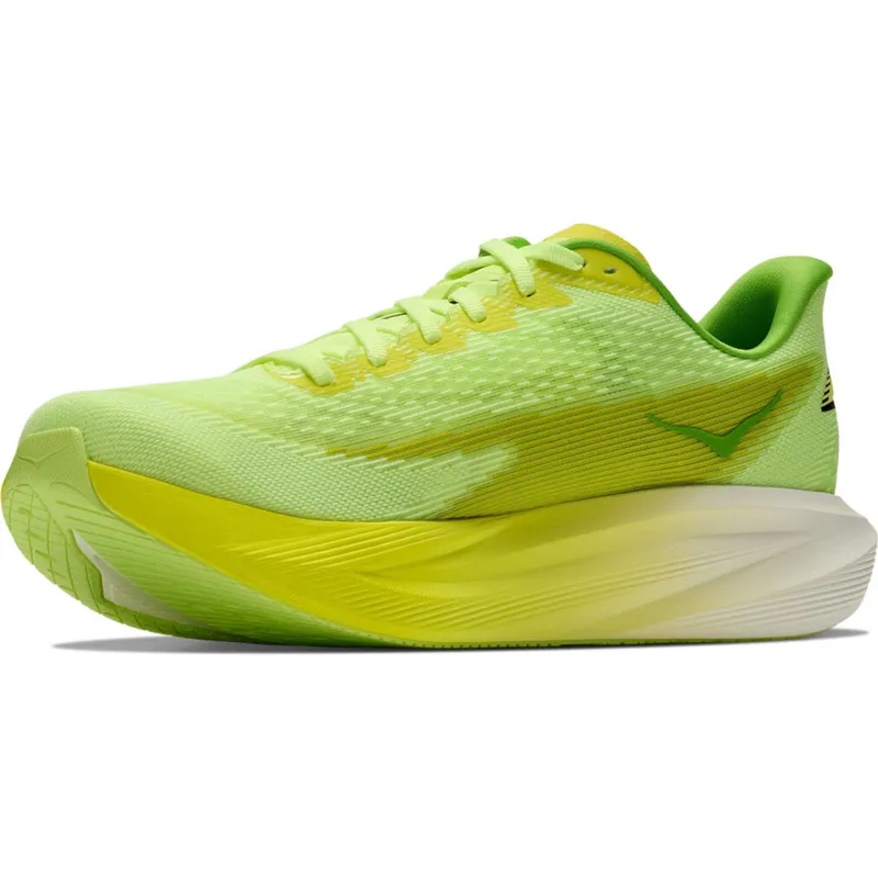 Hoka One One Men's Mach 7 Neon Yuzu/Hoka Citrus-3