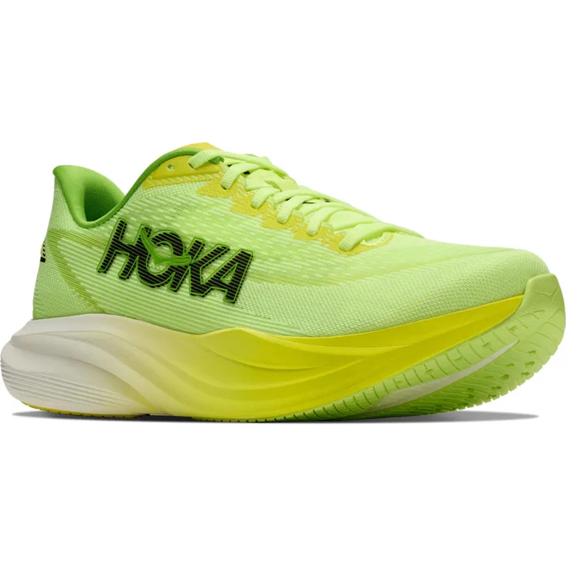 Hoka One One Men's Mach 7 Neon Yuzu/Hoka Citrus-2