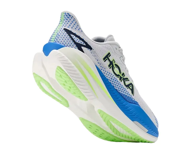 Hoka One One Men's Mach X 3 Cosmic Grey/Virtual Blue-4