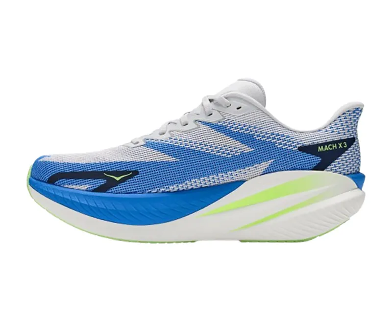 Hoka One One Men's Mach X 3 Cosmic Grey/Virtual Blue-1