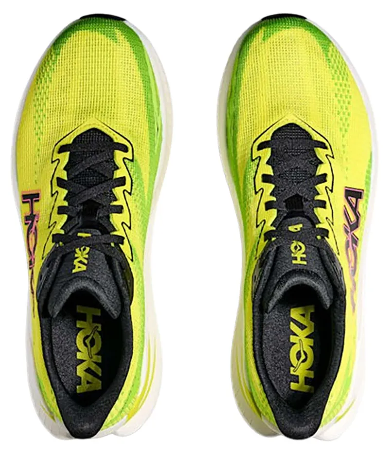 Hoka One One Men's Mach X 3 Neon Hoka Citrus/Neon Lime-6