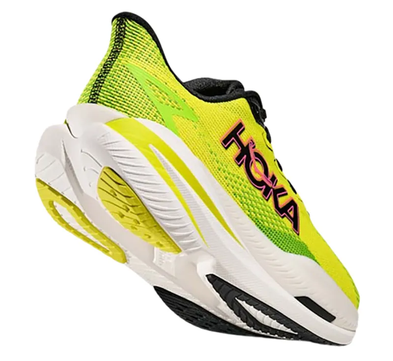 Hoka One One Men's Mach X 3 Neon Hoka Citrus/Neon Lime-4