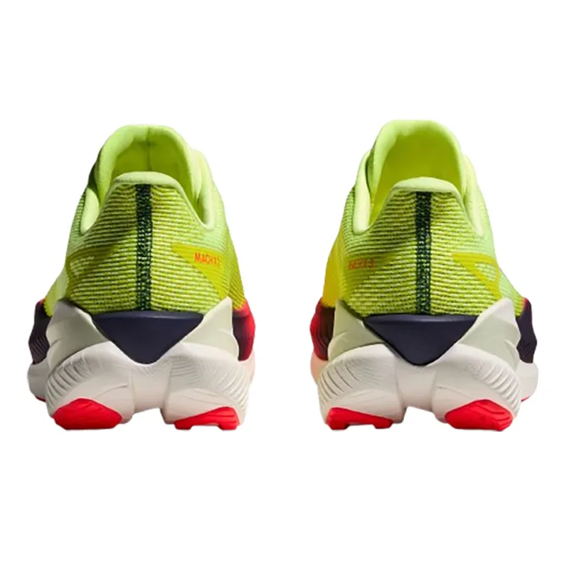 Hoka One One Men's Mach X 3 Neon Yuzu/Squid Ink-5