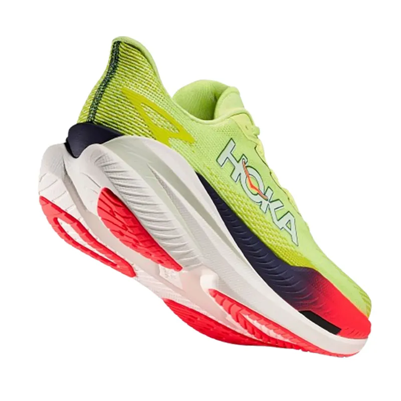 Hoka One One Men's Mach X 3 Neon Yuzu/Squid Ink-4