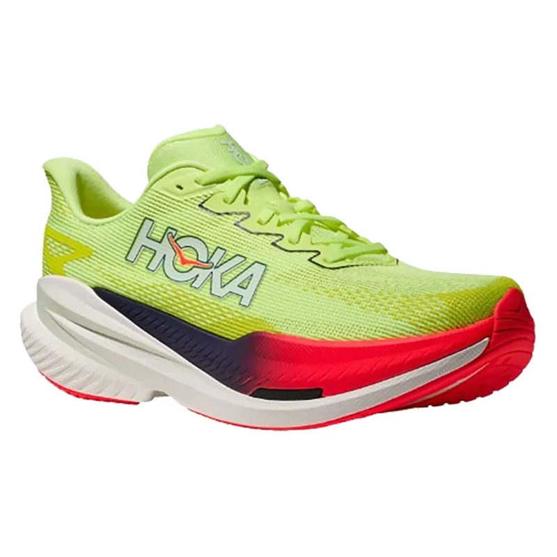 Hoka One One Men's Mach X 3 Neon Yuzu/Squid Ink-2