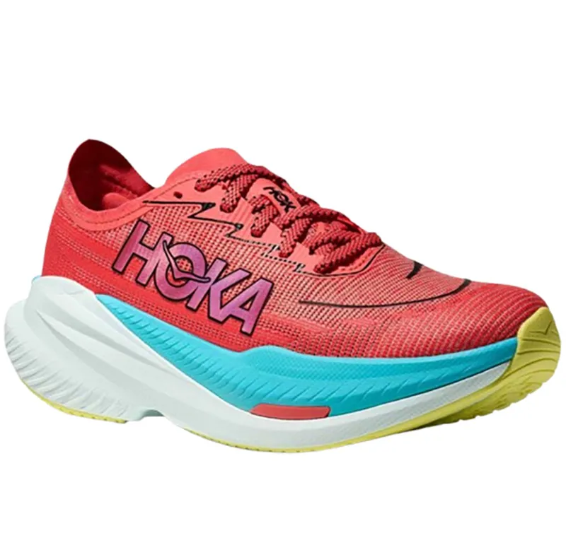 Hoka One One Men's Mach X2 Grapefruit/Electric Coral-2