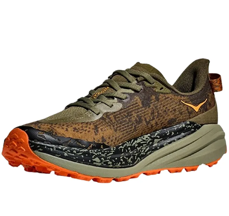 Hoka One One Men's Speedgoat 6 Antique Olive/Squash-3