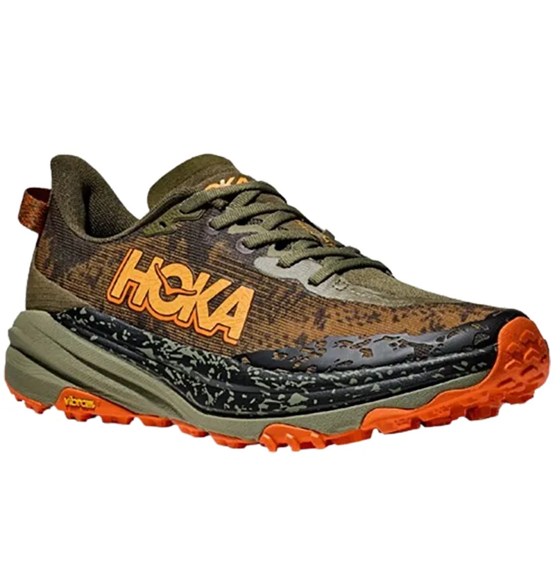 Hoka One One Men's Speedgoat 6 Antique Olive/Squash-2