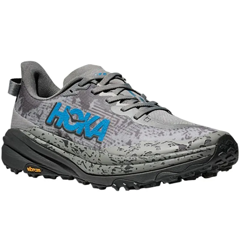 Hoka One One Men's Speedgoat 6 Galactic Grey/Hoka Blue-2
