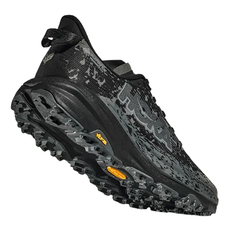 Hoka One One Men's Speedgoat 6 GTX Wide Black/Outer Orbit-4