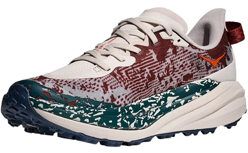 Hoka One One Men's Speedgoat 6 Putty/Blue Twilight-3