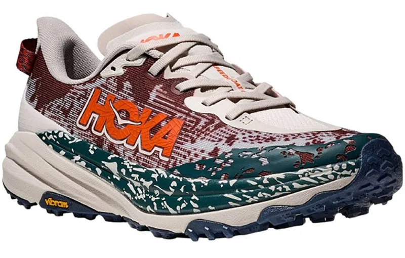 Hoka One One Men's Speedgoat 6 Putty/Blue Twilight-2