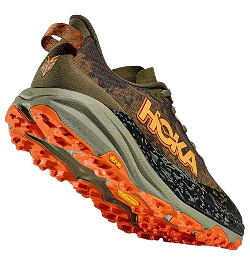 Hoka One One Men's Speedgoat 6 WIDE - Antique Olive/Squash-6